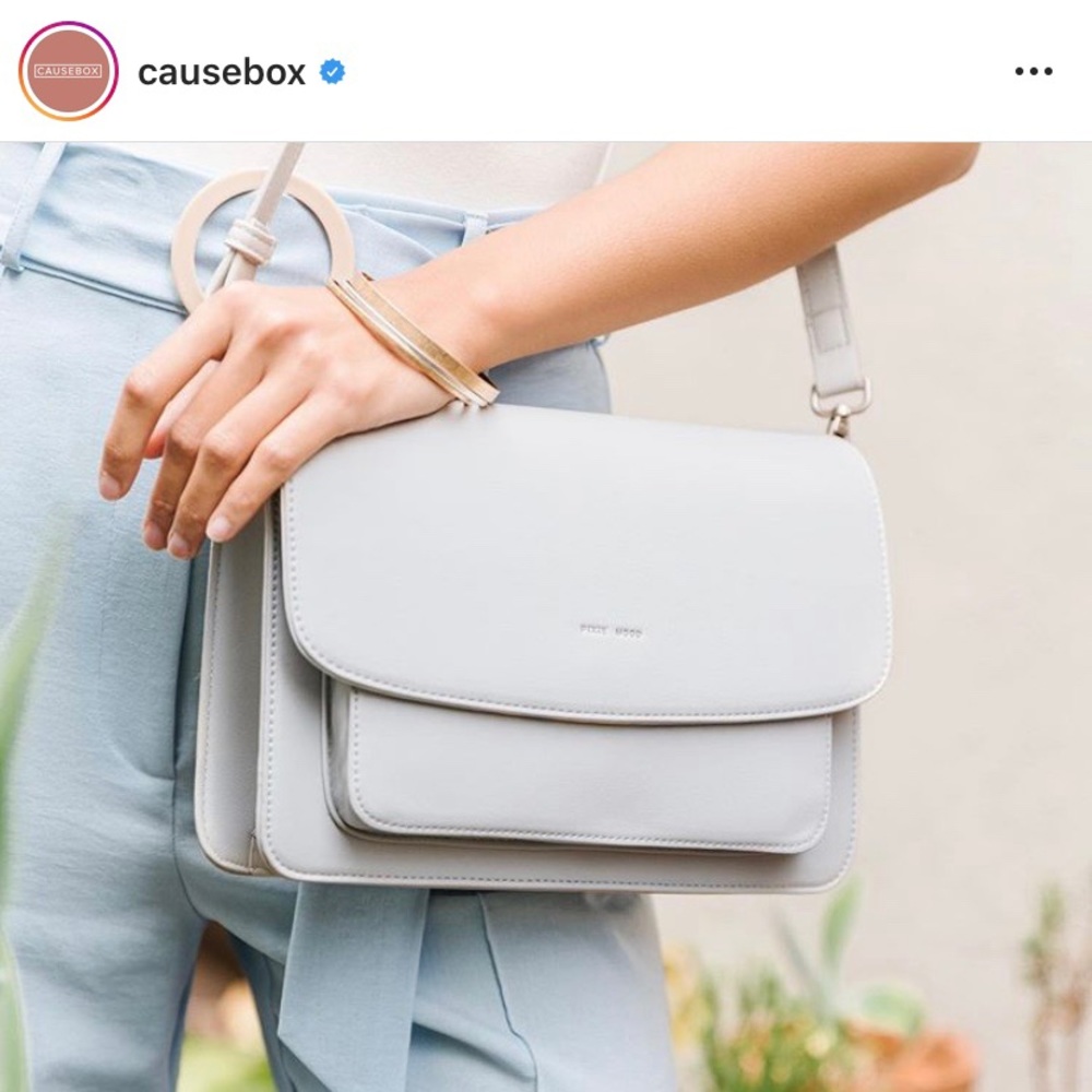 CauseBox Grey Pixie Mood Zoe Crossbody